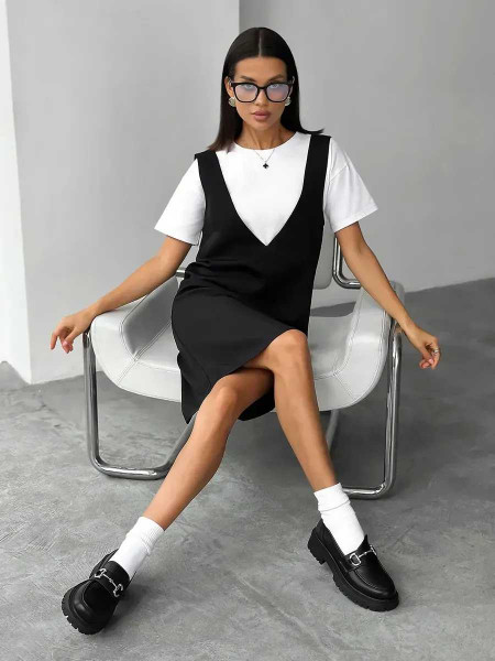 Купить Сарафан С 63 (черный) на Неженке